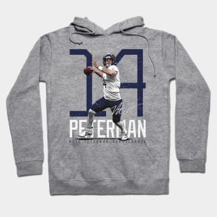 Nate Peterman Chicago Bold Number Hoodie